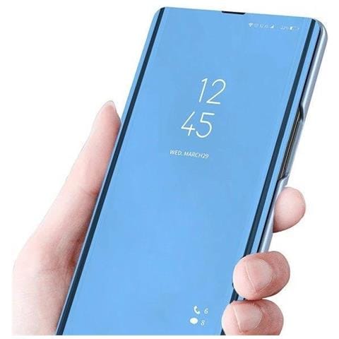 Clear View Case Blu Poco M4 Pro 5g Cover Flip - Foto 7