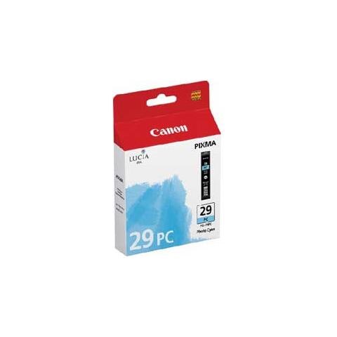 PGI-29PC Cartuccia Ink Originale Ciano per Foto per Canon PIXMa PRO-1 Capacità 1445 Fotografie - Foto 2