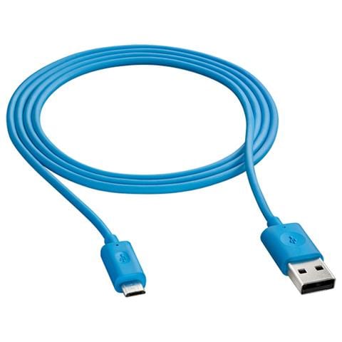Data Cable Micro Usb Cyan - Foto 1