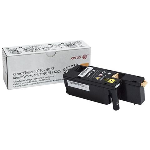 106R02758 Toner Originale Giallo per Phaser 6020 / WorkCentre 6025 Capacità 1000 Pagine - Foto 1