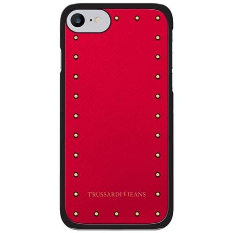 Cover Rigida con Borchie per iPhone 7 colore Rosso - Foto 1