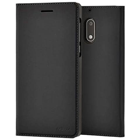 Flip Cover Custodia per Nokia 5 Colore Nero - Foto 1