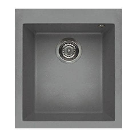 Lavello Quadra 100 Keratek Plus 41x50 cm 1 vasca Colore Light Grey 97 - Foto 1