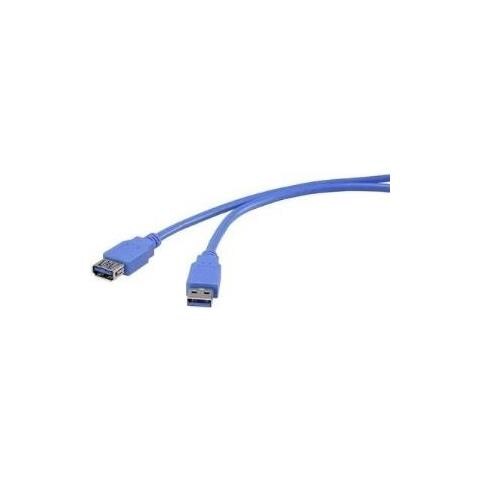 Cavo Di Prolunga Usb 3.0 1x Spina Usb 3.0 A - 1x Presa Usb 3.0 A 3 M Contatti A Spina Blu Dorati (14 - Foto 2