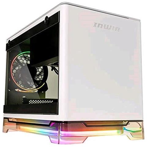 A1 Plus Cube Case Vetro Temperato Mini Itx 650w Bianco - Foto 3