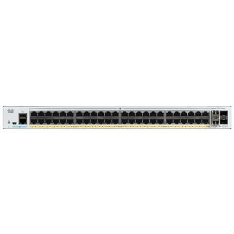 Switch Catalyst C1000-48T-4X-L Gestito L2 Gigabit con 48 Porte Ethernet (10/100/1000) 4 Slot SFP+ / 1 USB 2.0 Colore Grigio - Foto 1