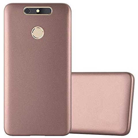 Custodia Compatibile Con Zte Blade V8 Mini In Oro Rosa Metallico - Coperchio Protettivo In Silicone Tpu Flessibile - Foto 1