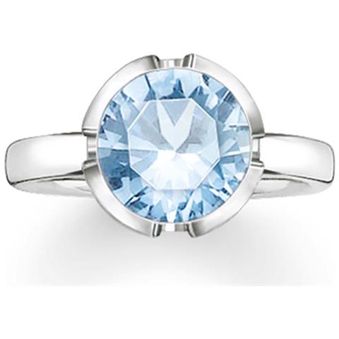 Gioielleria 036-009-31-56. Anello, Colore Blu Argento. Donna. - In ordine - Foto 3