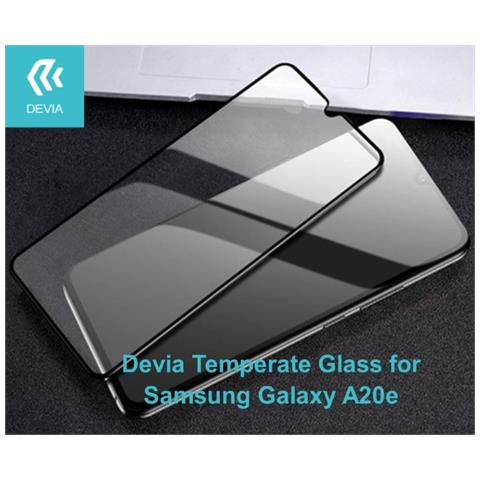 Pellicola Di Vetro Temperato Full Screen Samsung A20e Nera - Foto 1