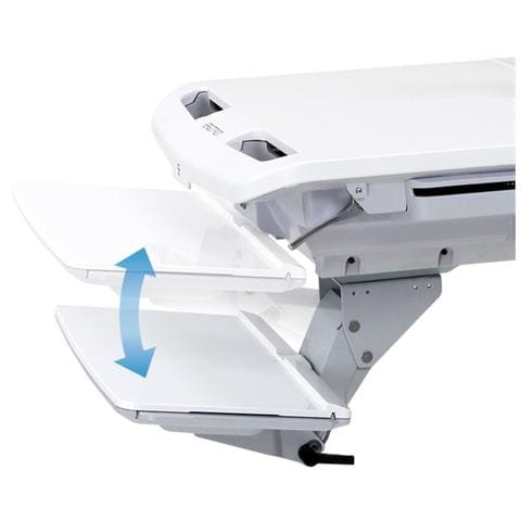 Braccio per Tastiera ad Altezza Regolabile SV Bianco 97-827 - Foto 1