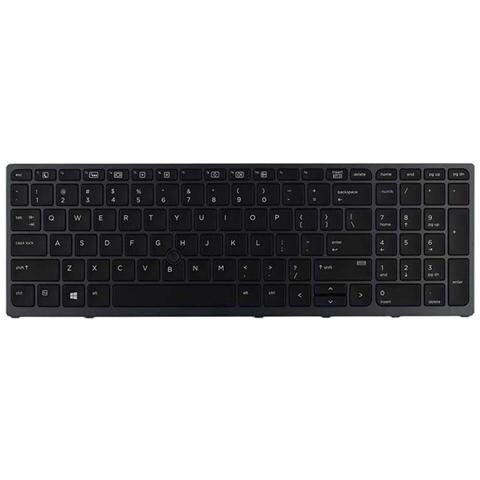 Backlit keyboard assembly (Sweden & Finland) , Keyboard, , ZBook 17 G3, Nero, Finlandese, Svedese - Foto 1