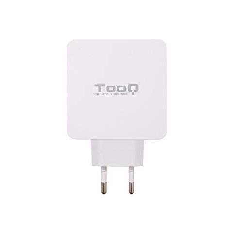 tqwc-2sc03wt - Caricatore da Parete a ricarica rapida con 2 x (USB-C e USB) 48 W / 6 A, con tecnologia di ricarica rapida e PD, caricatore portatile per dispositivi USB e USB-C, colore bianco - Foto 5