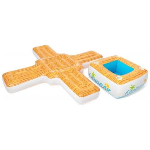 43294 galleggiante da piscina e da spiaggia Multicolore Sedia a sdraio galleggiante A fantasia - Foto 2