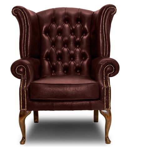 Poltrona Plainwing - Cloudy Rosso - Pelle - Foto 1