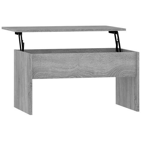 Tavolino Salotto Grigio Sonoma 80x50,5x41,5cm Legno Multistrato - Foto 1