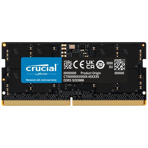 Ddr5 X Nb So-dimm Crucial  16gb 5600mhz -  Ct16g56c46s5 - Foto 3