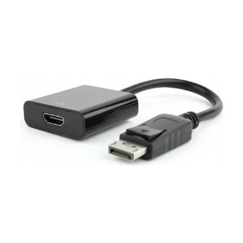 AB-DPM-HDMIF-002 Cavo e Adattatore Video da DisplayPort a HDMI M-F 0,1 m - Nero - Foto 1