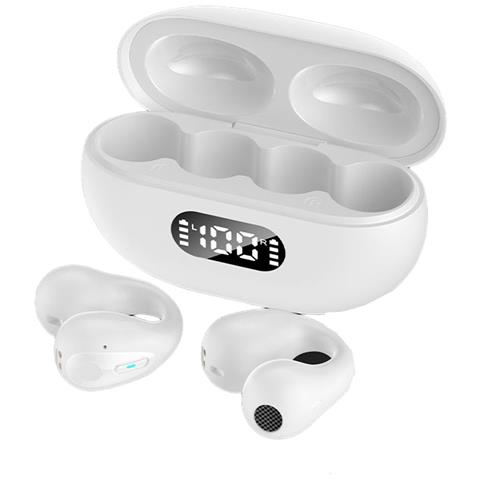 Cuffie Open-ear Wireless Bluetooth 5.2 Bianche - Foto 1