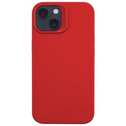 Cellularline Sensation - Iphone 14 Plus Custodia In Silicone Soft Touch Con Tecnologia Antibatterica Microban Integrata Rosso - Foto 1