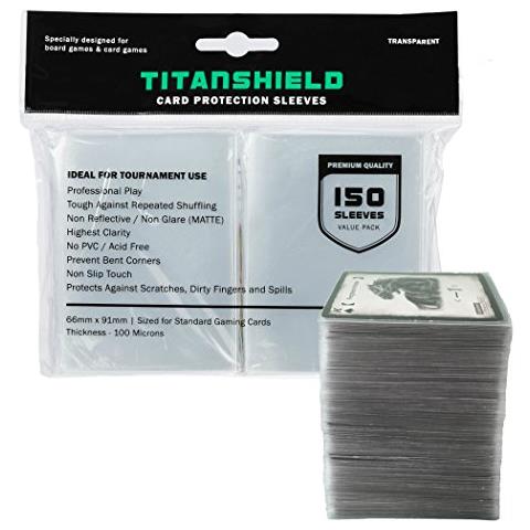 (150 Buste) (trasparente) Protezioni Per Mazzi Con Doppia Trama Per Giochi Da Tavolo E Carte Collezionabili Di Dimensioni Standard - Foto 1