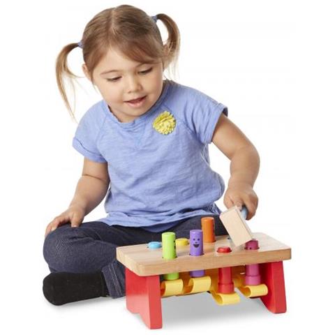 Deluxe Pounding Bench Giocattolo Per Lo Sviluppo Delle Abilità Motorie - Foto 2
