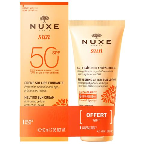 Set : Sun, Uv Protection, Sunscreen Cream, For Face, Spf 50, 50 Ml + Sun, Sun Protection, After-sun Lotion, 50 Ml - Foto 2