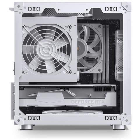 Case C6 Mini Tower ITX, micro ATX 2 Porte USB 3.2 Colore Bianco - Foto 10