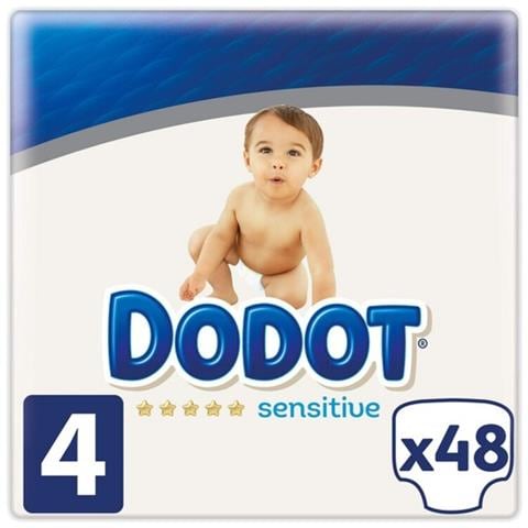Pannolini Usa E Getta Sensitive Dodot Taglia 4 (48 Uds) - Foto 1