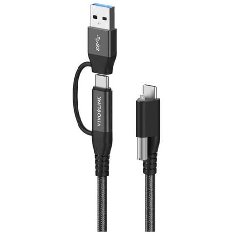 Cavo PROUSBCMM1.5ADP USB 3.2 Gen 2 10000 Mbit /s USB C /Colore Nero - Foto 2