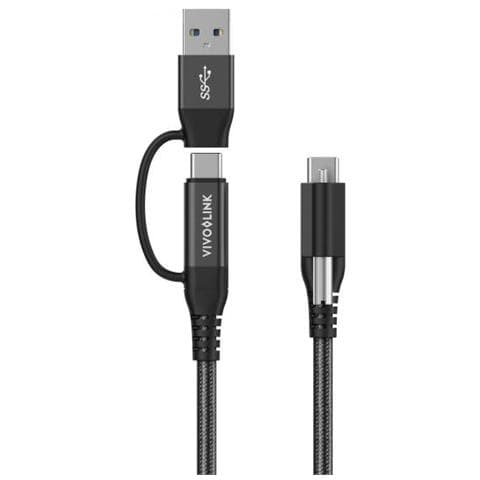 Cavo PROUSBCMM1.5ADP USB 3.2 Gen 2 10000 Mbit /s USB C /Colore Nero - Foto 1