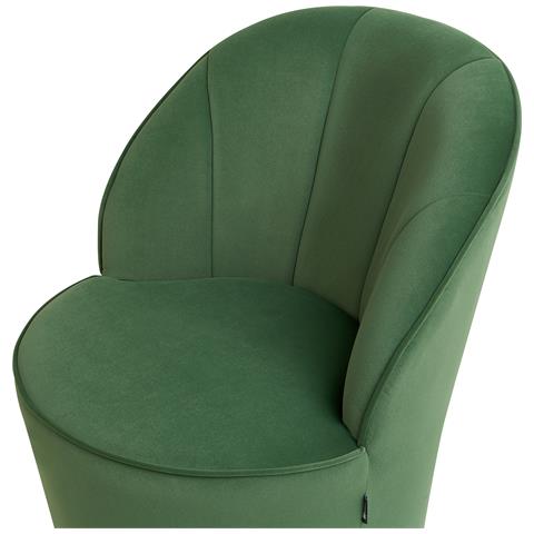 Poltrona Velluto Verde Alby - Foto 2