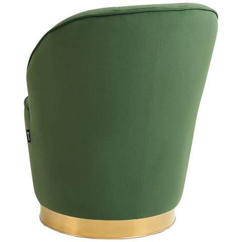 Poltrona Velluto Verde Alby - Foto 8