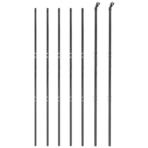 Recinzione Metallica Antracite 2,2x10 M In Acciaio Zincato - Foto 2