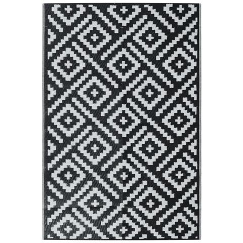 Tappeto Da Esterni Bianco E Nero 190x290 Cm In Pp - Foto 2