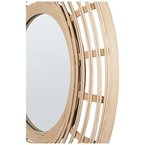 Specchio Hanua 60 Cm 60 Cm Legno Di Bambù Naturale - Foto 5