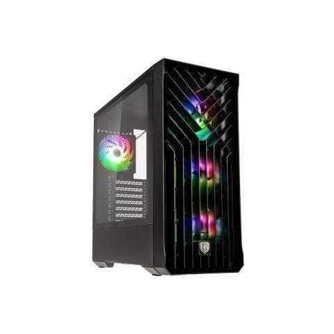 Case Unity Cascade ARGB Midi Tower E-ATX ATX Micro-ATX Mini-ITX 2 Porte USB Tipo A Colore Nero (Finestrato) - Foto 1