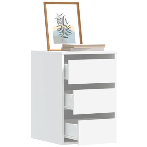 Cassettiera Bianca 40x41x58 Cm In Legno Multistrato - Foto 1