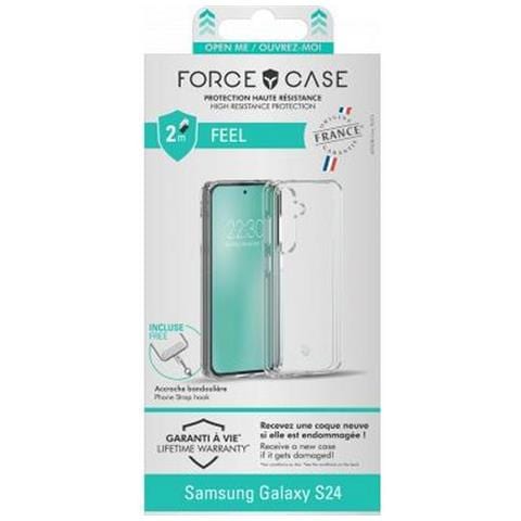 Cover Per Galaxy S24 Rinforzata Feel Sistema Tryax 3d Antishock, Trasparente - Foto 4
