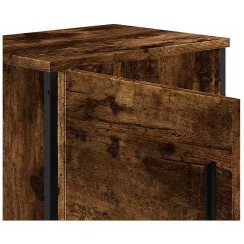 Comodini 2pz Rovere Fumo 40x30x40 Cm In Truciolato - Foto 10