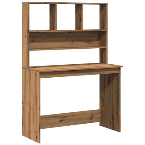 Scrivania Mensole Rovere Artigianale 102x45x148 Cm Multistrato - Foto 1