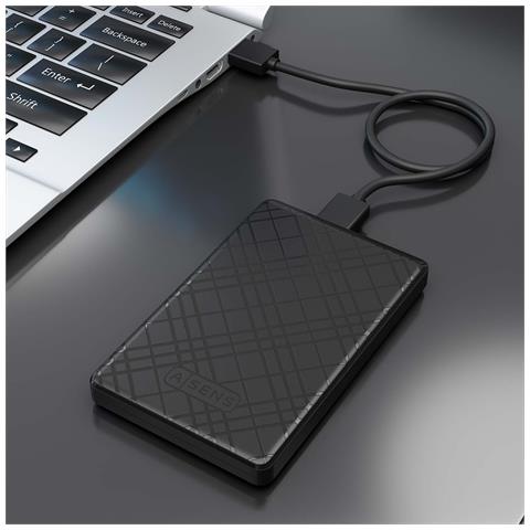 ASE-2522B contenitore di unità di archiviazione Box esterno HDD /SSD Nero 2.5" - Foto 8