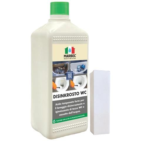 Disinkrosto Wc 1lt - Detergente Acido In Gel Per La Pulizia Disincrostante Dei Water | - Foto 1