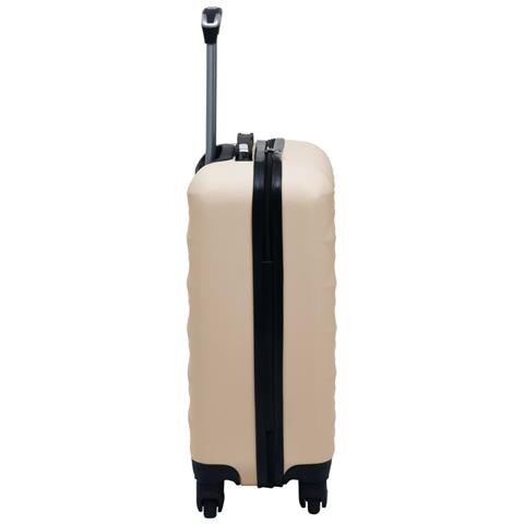 Lusso Casadino - Set Valigie Trolley A Custodia Rigida 2 Pz Oro In Abs - Foto 8