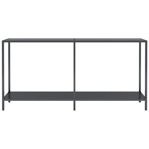 Lusso Casadino - Tavolo Consolle Nero 160x35x75,5 Cm In Vetro Temperato - Foto 2
