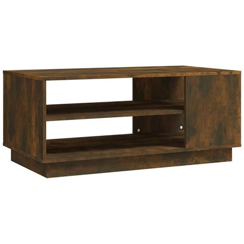 Lusso Casadino - Tavolino Da Salotto Rovere Fumo 102x55x43 Cm In Truciolato - Foto 1