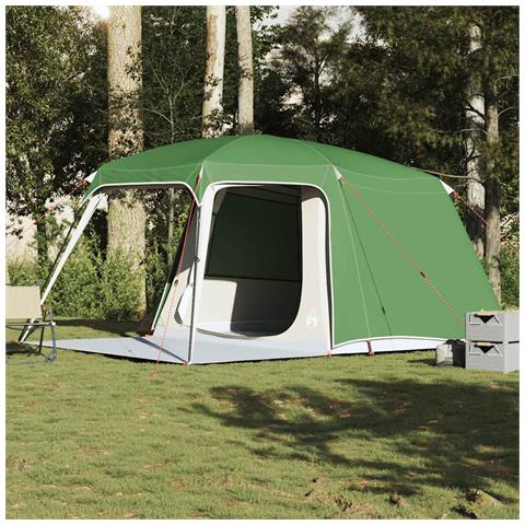 Tenda da Campeggio con Portico a Cupola 5 Persone Impermeabile - Foto 1