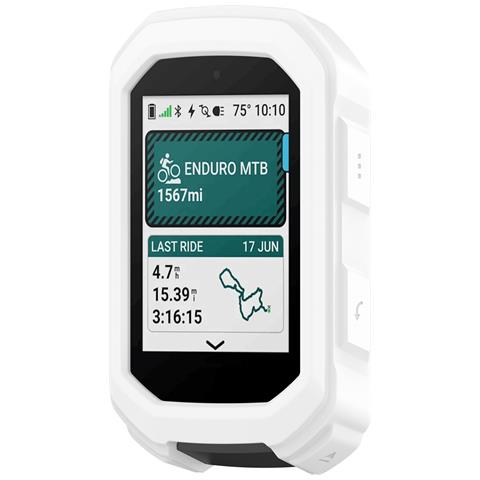 Custodia Protettiva In Silicone Per Garmin Edge Mtb: Protezione E Stile Per Il Tuo Ciclocomputer White - Foto 6