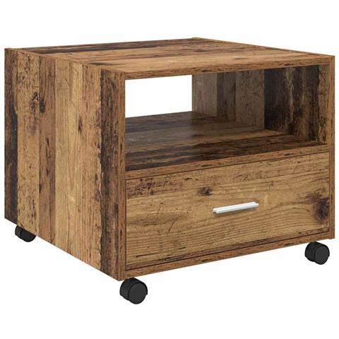 Tavolino da salotto with Drawer Legno vecchio 55 x 55 x 45 cm - Foto 1