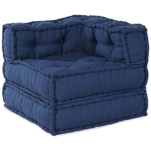 Cuscino Blu 70 x 70 x 54 cm Poliestere - Foto 1