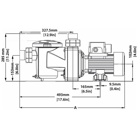 Pompa Di Filtrazione Monofase Da 3/4 Hp, 12 M³ /h - Ffl-071 - Foto 2